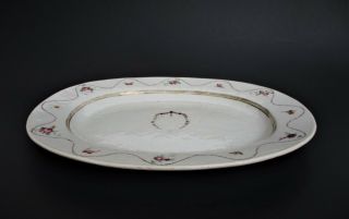 Large Antique Chinese Qianlong Period 18th Century Porcelain Platter Bowl Plate 2