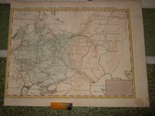 1796,  Xl - Post Stations,  Roads Map,  Russia,  Moscow,  Poland Lithuania Belarus Ukraine