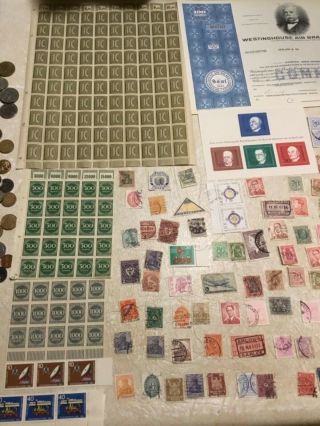 WW2 german 360 STAMP SHEET Swastika 1/2 coin Book 1933 Red Cross 1878 1888 cent 10