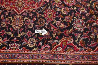 Traditional Persian Design Area Rug Hand - Knotted Oriental Floral Wool 10x14 Red 12