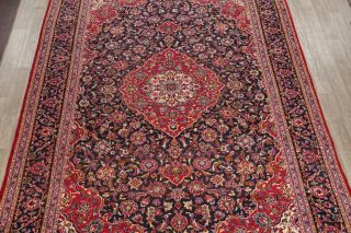 Traditional Persian Design Area Rug Hand - Knotted Oriental Floral Wool 10x14 Red 5