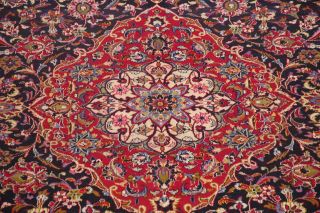 Traditional Persian Design Area Rug Hand - Knotted Oriental Floral Wool 10x14 Red 6