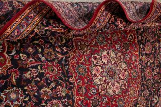 Traditional Persian Design Area Rug Hand - Knotted Oriental Floral Wool 10x14 Red 7