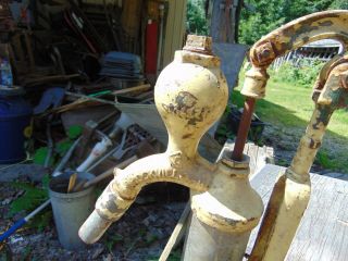 vintage /antique cast iron pump 6361 5