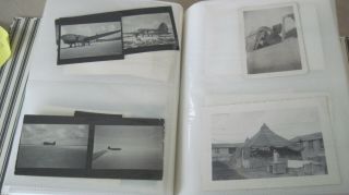 Ww2 Us Military Photo Album & Scrapbook,  Planes,  Barracks,  Postcards,  More