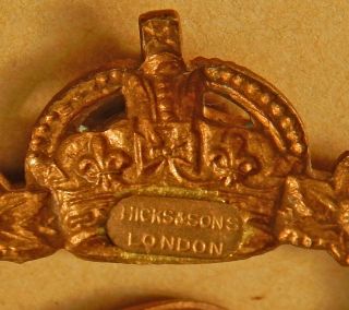 10th Battalion (Canadians) CEF Brass Canadian Cap Badge by HICKS & Sons LONDON 2