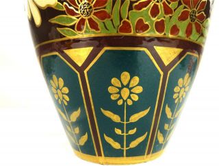 C1880 ANTIQUE WEDGWOOD MARSDEN ART WARE ARTS & CRAFTS POTTERY VASE 6