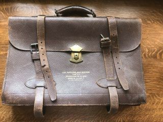 Vintage Wwii Case Navigation Dead Reckoning Pilots Briefcase Leather A - 4 Gear