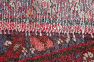 Antique Caucasian Wool Rug 6.  5 ' Persian Geometric Animal Motif H/Weaved 30s Chic 10