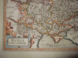 1580s,  XL - MERCATOR - RUSSIA,  EMPIRE,  MOSCOW,  NOVGOROD,  SAMARA,  KAZAN,  UFA,  PERM 6