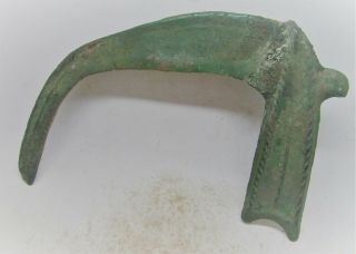 Circa 2000 - 1600bce Ancient Bronze Age European Bronze Battle Object