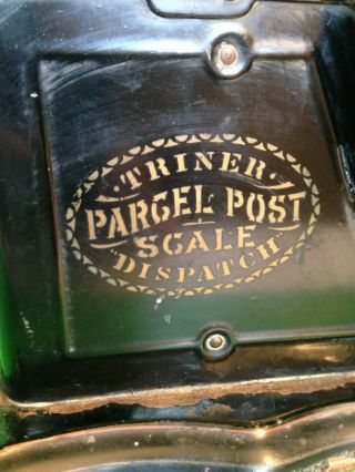 Antique Triner Steel Scale POSTAL Dispatch Parcel Post Scale Vintage 3