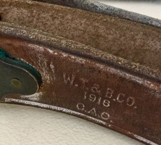 WW I M1903/Garand/M14 Rifle Sling Dated 1918 2