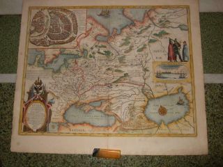 1614/34,  Xl - Blaeu/hessel Gerrits - Russia,  Empire,  Moscow,  Novgorod,  Samara,  Kazan,  Ufa