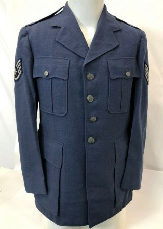 Vintage 1950 Eisner Wool USAF Air Force Wool Korea War Dress Uniform 40 RP 36x31 2