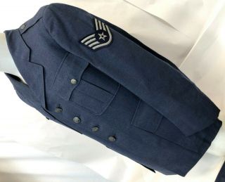 Vintage 1950 Eisner Wool USAF Air Force Wool Korea War Dress Uniform 40 RP 36x31 4