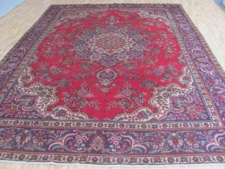 A Fantastic Old Handmade Tabris Azerbaijan Oriental Xl Carpet (400 X 284 Cm)