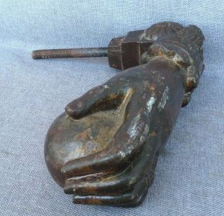 Big Antique French Door Knocker Cast Iron Early 1900 