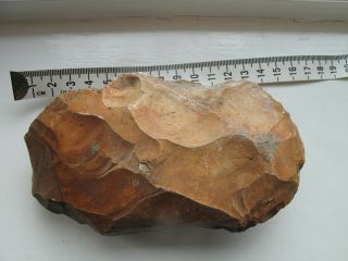 Palaeolithic Flint Axe Head Weighing Approx 500g