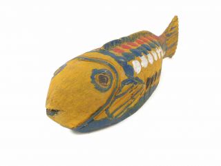 Bobo Fish Headcrest Small Burkina Faso African Art Was $89
