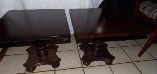 Pine Ethan Allen Old Tavern End Tables / Side Tables (T754) 5