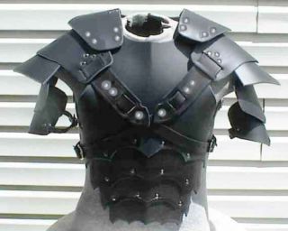 Real Leather Medieval Re - Enactment Theatrical Complete Armor Larp Viking Sca