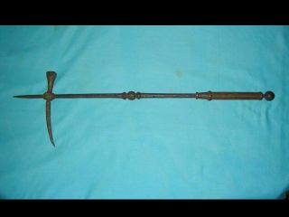 Antique Hungarian - Polish Hussar War Hammer,  Mace,  Nadziak No Sword Dagger