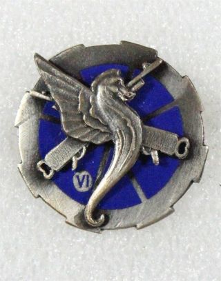 French Army Badge: 1e Régt Etranger De Cavalerie,  6e Escadron - Nhm
