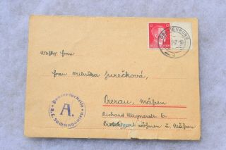 German Wwii Oranienburg Concentration Camp Lager Letter Ww2 Holocaust