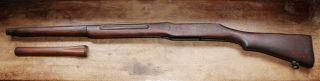 WWI WWII Enfield M1917 1917 Remington Full Rifle Stock w/Butt Plate & Handguard 2