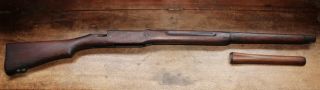 WWI WWII Enfield M1917 1917 Remington Full Rifle Stock w/Butt Plate & Handguard 3