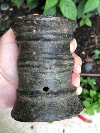 Very Old Bronze Inert Signal Mortar Cannon Authentic - Spanish Colonial ??