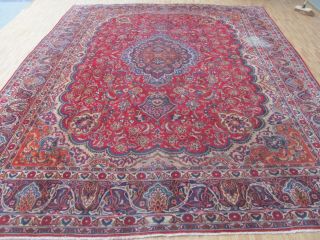 A FANTASTIC OLD HANDMADE MASHADE KHORASON ORIENTAL XL CARPET (410 x 290 cm) 3