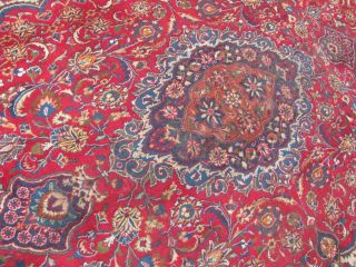 A FANTASTIC OLD HANDMADE MASHADE KHORASON ORIENTAL XL CARPET (410 x 290 cm) 5