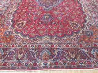 A FANTASTIC OLD HANDMADE MASHADE KHORASON ORIENTAL XL CARPET (410 x 290 cm) 8