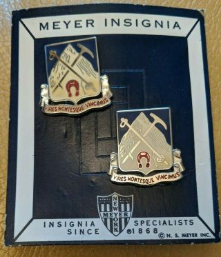 Wwii 87th Infantry Army Vires Montesque Vincimus Di Unit Pin By Meyer Ny On Card