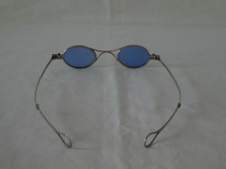 Antique Georgian Silver Blue Tinted Spectacles & Shagreen Case JOHN BLEULER 3