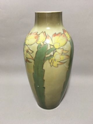 Hand Painted Arts & Crafts tall 10 