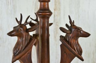 Antique EASTLAKE Carved Stag Deer Head 33 