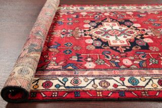 Vintage Red Bakhtiari Persian Oriental Area Rug Hand - Knotted Wool Carpet 4 