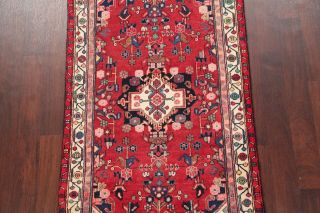 Vintage RED Bakhtiari Persian Oriental Area Rug Hand - Knotted Wool Carpet 4 ' x 7 ' 4