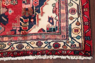 Vintage RED Bakhtiari Persian Oriental Area Rug Hand - Knotted Wool Carpet 4 ' x 7 ' 7