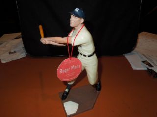 1950 - 60 Roger Maris Yankees Hartland Baseball Nr - Mt Figure,  Bat,  Tag