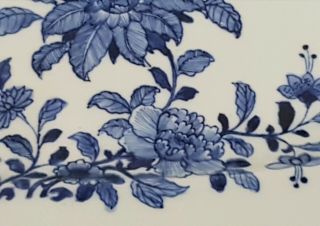 MAGNIFICENT VERY LARGE ANTIQUE CHINESE BLUE&WHITE PORCELAIN 18th C PLATE/DISH 1 11
