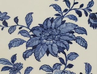 MAGNIFICENT VERY LARGE ANTIQUE CHINESE BLUE&WHITE PORCELAIN 18th C PLATE/DISH 1 12
