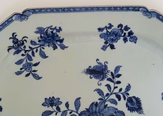 MAGNIFICENT VERY LARGE ANTIQUE CHINESE BLUE&WHITE PORCELAIN 18th C PLATE/DISH 1 5