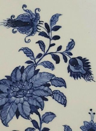 MAGNIFICENT VERY LARGE ANTIQUE CHINESE BLUE&WHITE PORCELAIN 18th C PLATE/DISH 1 7
