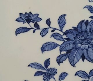 MAGNIFICENT VERY LARGE ANTIQUE CHINESE BLUE&WHITE PORCELAIN 18th C PLATE/DISH 1 9