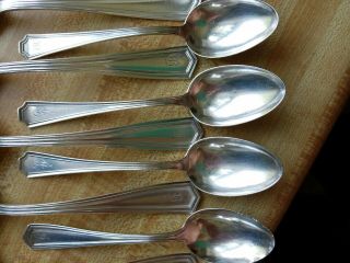 Art Deco International Silver Co.  Sterling Flatware Set 31 Tr Oz without knives 7