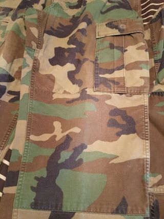 US Navy (SEABEES) Woodland Camouflage Jacket (Lg - Reg) & Trousers (Med - Reg) 4